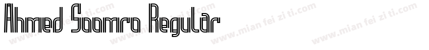 Ahmed Soomro Regular字体转换